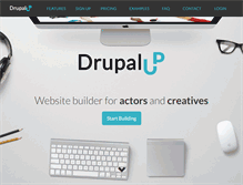 Tablet Screenshot of drupalup.com